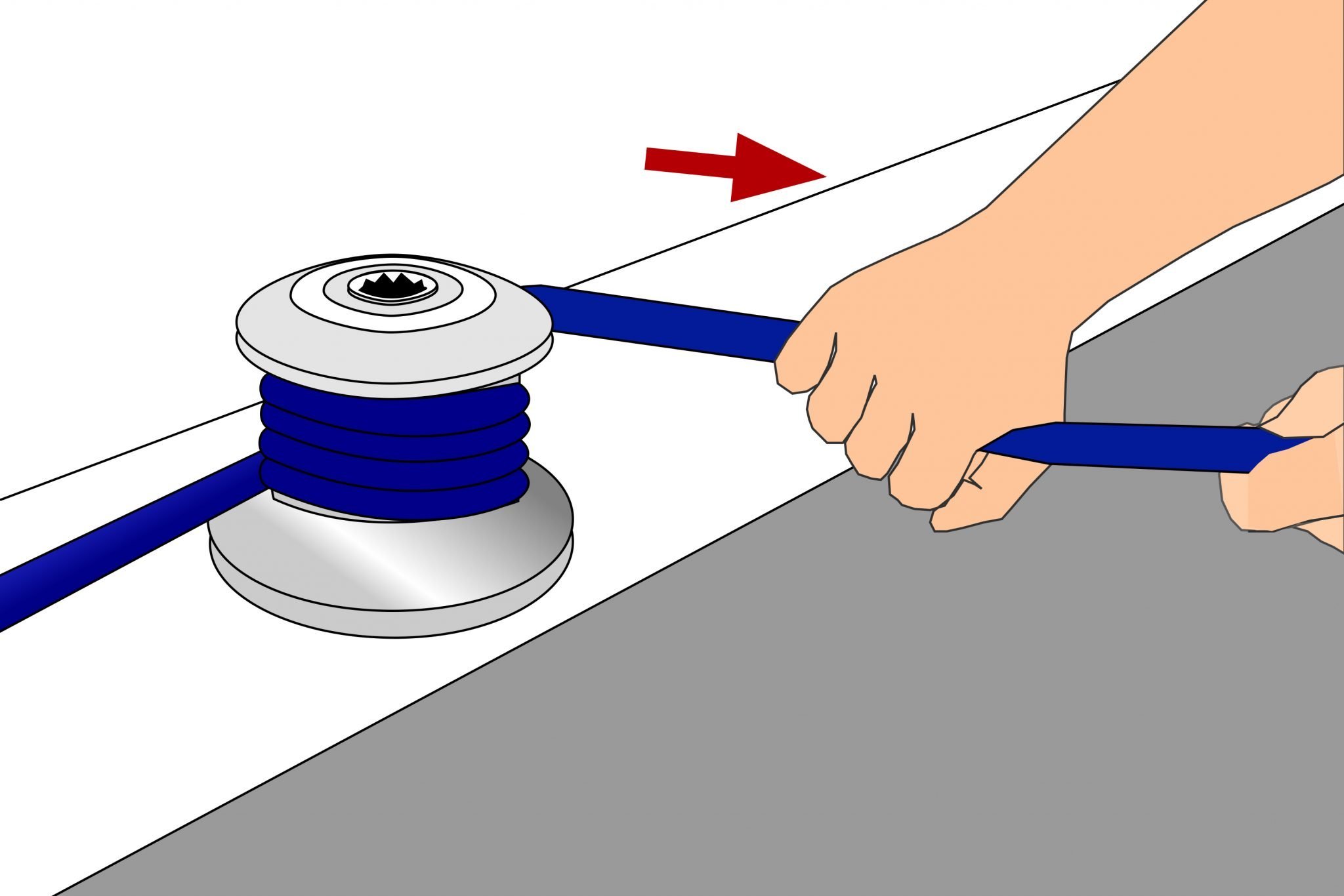 How to operate a winch Safe Skipper Boating & Safety Afloat Apps for