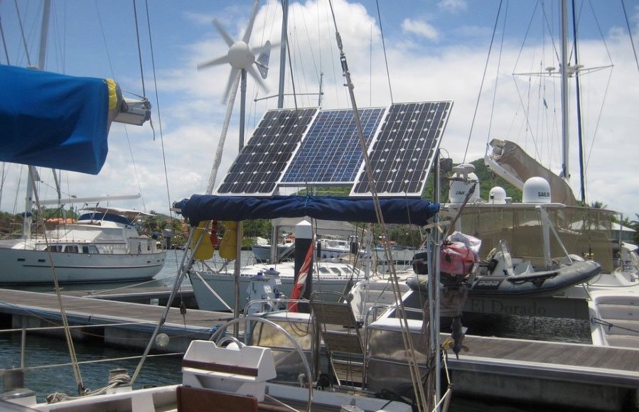 boat solar panels