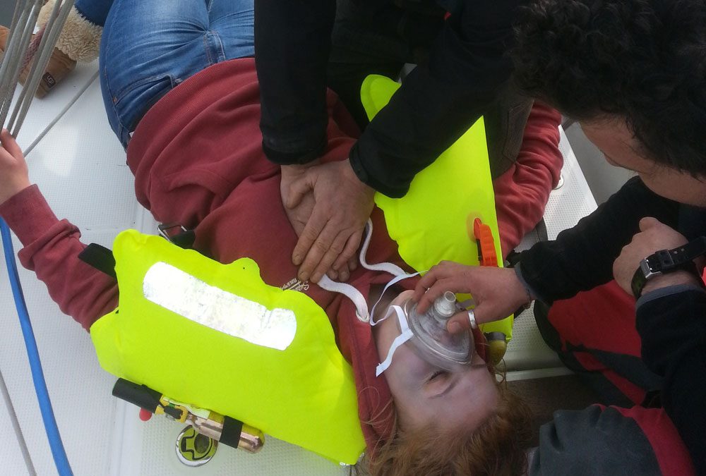 First aid at sea – four common emergencies