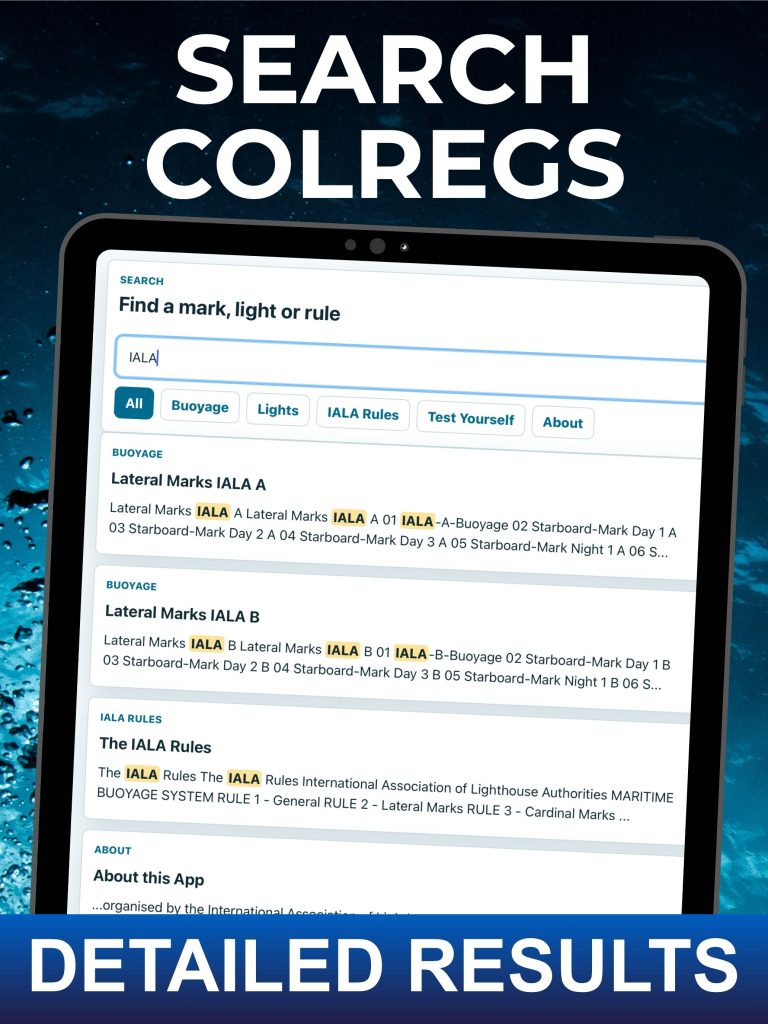 ColRegs Buoys & Lights app from Safe-Skipper.com