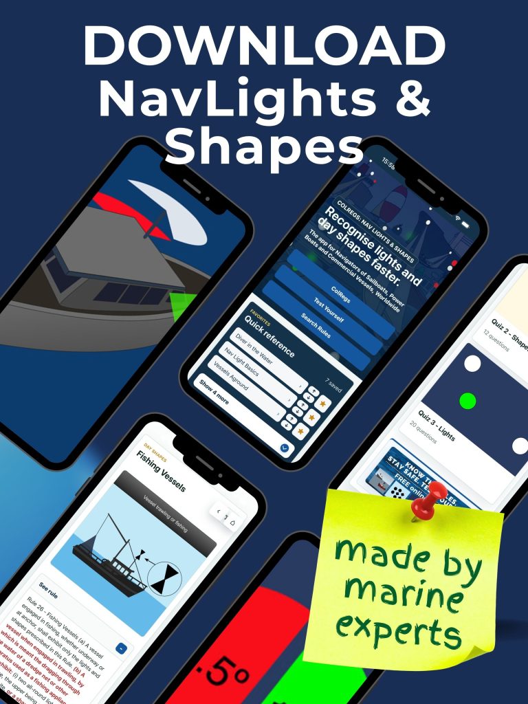 Nav Lights & Shapes, Buoys & Lights, Rules of the Road from SafeSkipper.com