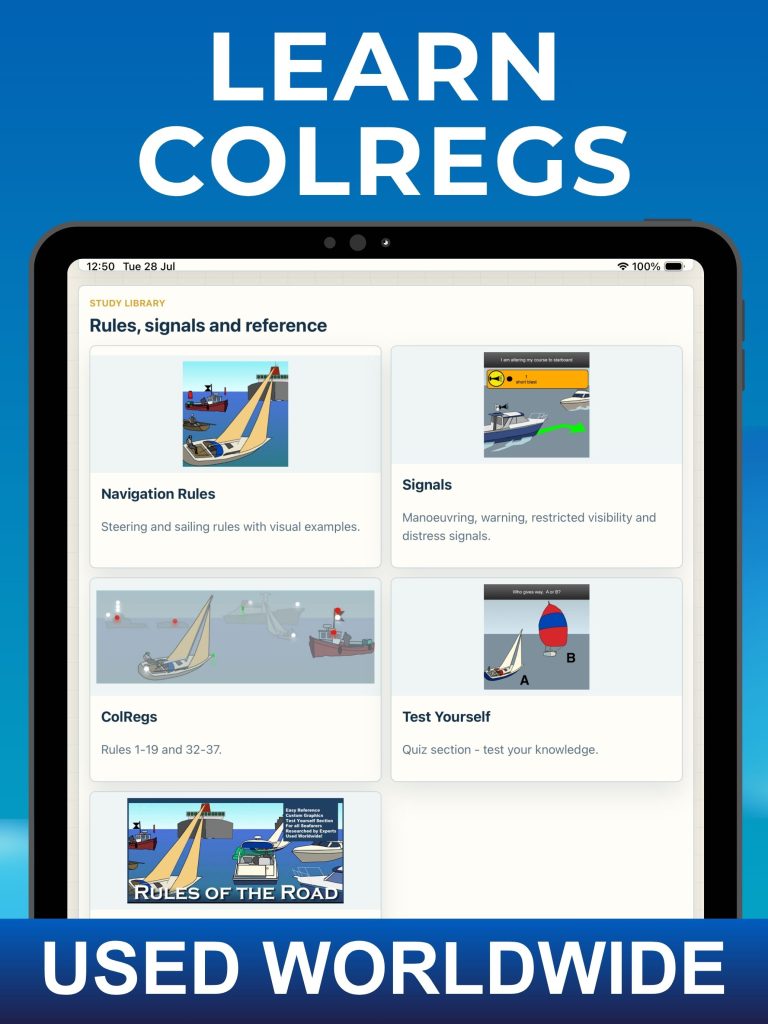Nav Lights & Shapes, Buoys & Lights, Rules of the Road ColRegs from SafeSkipper.com